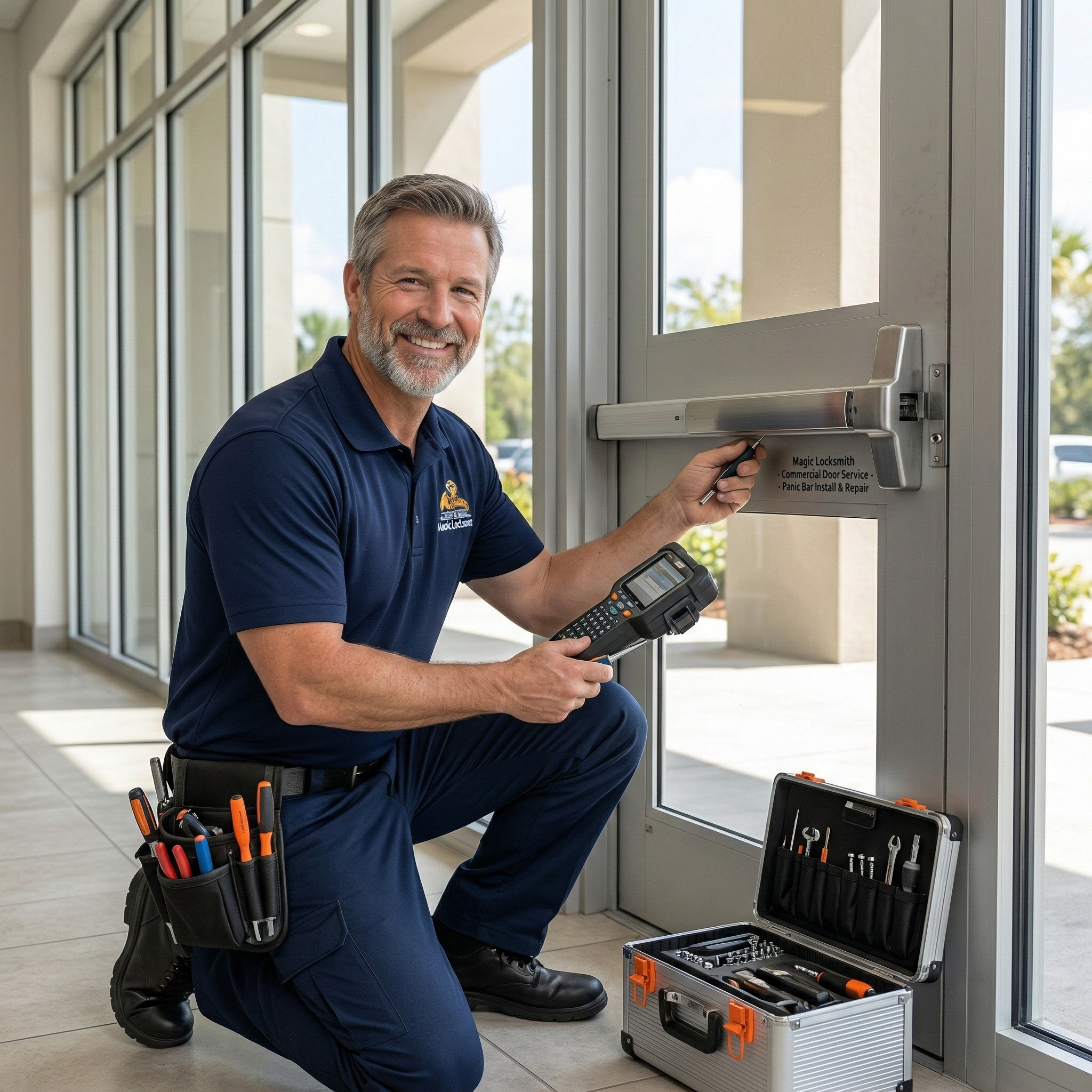 Commercial Panic Bar and Push Bar Door Repair.jpg in Elizabethtown, KY